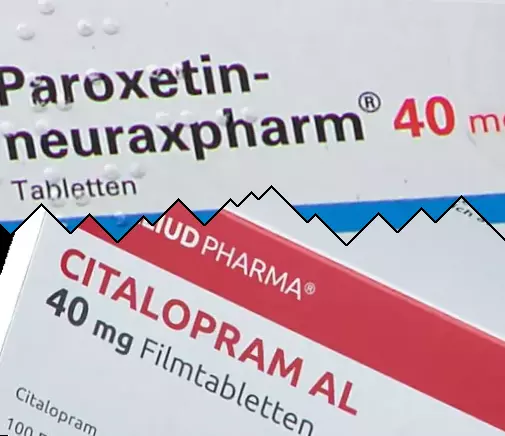 Paroxetina contra Citalopram